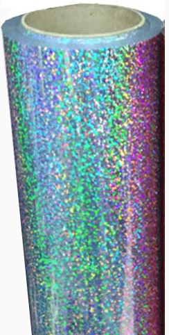 19IN Specialty Materials DecoSparkle Aqua - Specialty Materials DecoSparkle Holographic Polyester Heat Transfer Film